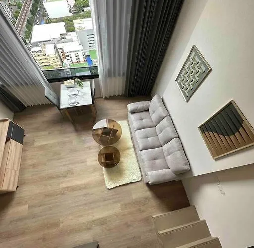 アパート S87 新房ramada Sukhumvit Bts 1bed Gym Swimming Wifi *